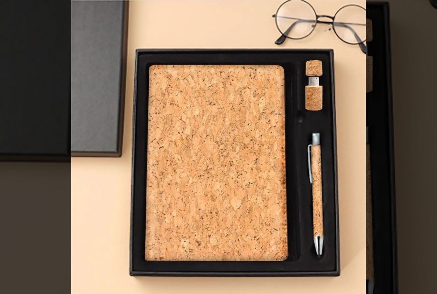 Eco Friendly Cork 3 in 1 Gift Set with Boxes Eco Friendly Cork 3 in 1 Gift Set with Boxes